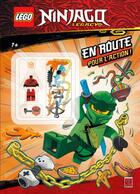 Couverture du livre « Lego ninjago : en route pour l'action ! » de  aux éditions Carabas