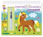 Couverture du livre « Mes jolies peintures magiques : Poneys » de Atelier Cloro aux éditions 1 2 3 Soleil