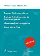 Couverture du livre « Traité de l'union européenne » de Christine Kaddous et Fabrice Picod aux éditions Lexisnexis