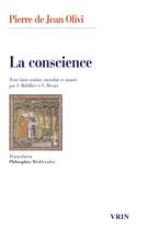 Couverture du livre « La conscience » de Pierre De Jean Olivi aux éditions Vrin