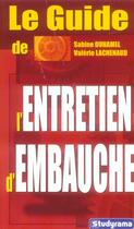 Couverture du livre « Le guide de l'entretien d'embauche » de Sabine Duhamel et Valerie Lachenaud aux éditions Studyrama