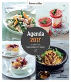 Couverture du livre « Agenda Cuisine et Vin de France ; 53 recettes simplissimes et saines (2017) » de Solveig Darrigo-Dartinet aux éditions Marie-claire