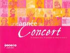 Couverture du livre « Une année au concert ; 36 musiques pour 36 semaines de classe en cycle 2 » de Mesple et Boiveau aux éditions Crdp De Nantes