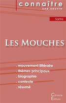 Couverture du livre « Les mouches, de Jean-Paul Sartre » de  aux éditions Editions Du Cenacle