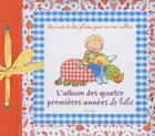 Couverture du livre « Des mots et des photos pour ne rien oublier ; l'album des quatre premières années de bébé » de  aux éditions Piccolia