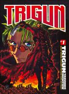 Couverture du livre « Trigun T.1 » de Yasuhiro Nightow aux éditions Delcourt