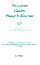 Couverture du livre « Nouveaux cahiers François Mauriac Tome 23 » de Francois Mauriac aux éditions Grasset Et Fasquelle
