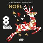 Couverture du livre « Mes tableaux en stickers ; Noël » de  aux éditions 1 2 3 Soleil