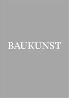 Couverture du livre « Baukunst (exposition bozar bruxelles) /anglais » de  aux éditions Walther Konig