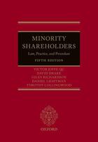 Couverture du livre « Minority Shareholders: Law, Practice, and Procedure » de Collingwood Timothy aux éditions Oup Oxford