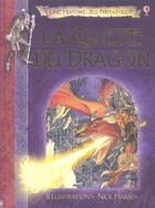 Couverture du livre « La quête du dragon » de Andy Dixon et Nick Harris aux éditions Usborne