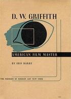 Couverture du livre « D. w. griffith » de Barry aux éditions Moma