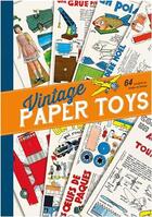 Couverture du livre « Vintage paper toys: 64 models to make at home » de Franck Fries aux éditions Scriptum