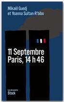 Couverture du livre « 11 septembre 2001 côté français » de Mikael Guedj et Yoanna Sultan aux éditions Stock