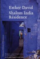 Couverture du livre « Shalom India residence » de Esther David aux éditions Heloise D'ormesson