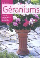 Couverture du livre « Geraniums » de D Beretta aux éditions De Vecchi