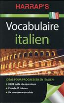 Couverture du livre « Harrap's vocabulaire italien » de  aux éditions Harrap's