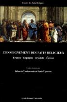 Couverture du livre « Enseignement des faits religieux » de Wandewoude/Vign aux éditions Pu D'artois
