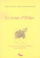 Couverture du livre « Temps d'oedipe (le) » de Chabert/Rolland aux éditions In Press