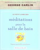 Couverture du livre « Méditations pour la salle de bain » de Michelle Heller aux éditions Ada