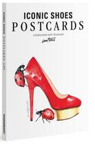 Couverture du livre « Fashionary iconic shoe postcards book illustration by antonio soares » de Fashionary aux éditions Fashionary