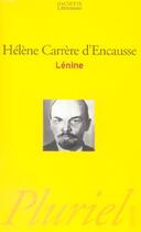 Couverture du livre « LENINE » de Carrere-D'Encausse-H aux éditions Pluriel