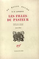 Couverture du livre « Les Filles Du Pasteur » de David Herbert Lawrence aux éditions Gallimard