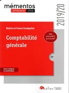 Couverture du livre « Comptabilite générale (édition 2019/2020) » de Beatrice Grandguillot et Francis Grandguillot aux éditions Gualino