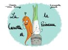 Couverture du livre « La carotte et le poireau » de Jeanne Taboni Miserazzi et Emmanuelle Jouault aux éditions Mk67