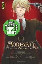 Couverture du livre « Moriarty Tome 1 » de Ryosuke Takeuchi et Hikaru Miyoshi aux éditions Kana