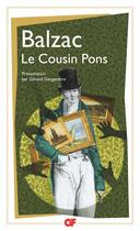 Couverture du livre « Le cousin Pons » de Honoré De Balzac aux éditions Flammarion