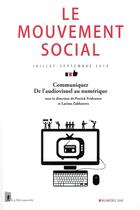 Couverture du livre « Lms 268 : communiquer » de Le Mouvement Social aux éditions La Decouverte