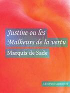 Couverture du livre « Justine ou les Malheurs de la vertu (érotique) » de Marquis De Sade aux éditions Le Divin Abricot