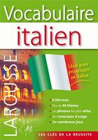 Couverture du livre « Vocabulaire italien » de  aux éditions Larousse