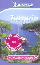 Couverture du livre « Turquie » de Collectif Michelin aux éditions Michelin