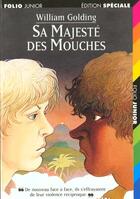 Couverture du livre « Sa majesté des mouches » de William Golding aux éditions Gallimard-jeunesse