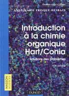 Couverture du livre « Introduction A La Chimie Organique Hart Et Conia » de Frisque-Hesbain aux éditions Dunod