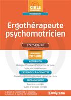 Couverture du livre « Ergothérapeute ; psychomotricien ; tout-en-un ; concours 2017/2018 » de  aux éditions Studyrama