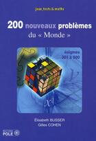 Couverture du livre « 200 nouveaux problèmes du 