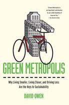 Couverture du livre « Green Metropolis » de David Owen aux éditions Adult Pbs