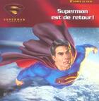 Couverture du livre « Superman returns ; superman est de retour » de  aux éditions Le Livre De Poche Jeunesse