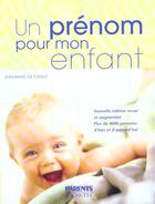 Couverture du livre « Un Prenom Pour Mon Enfant » de Jean-Marc De Foville aux éditions Hachette Pratique