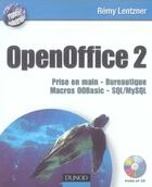 Couverture du livre « Open office 2 » de Rémy Lentzner aux éditions Dunod