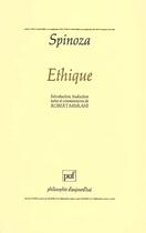 Couverture du livre « Éthique » de Baruch Spinoza aux éditions Puf