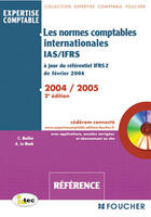 Couverture du livre « Les normes comptables internationales ias-ifrs » de C Maillet et A Le Manh aux éditions Foucher