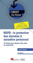 Couverture du livre « REPD : la protection des données à caractère personnel » de Aurelie Banck aux éditions Gualino
