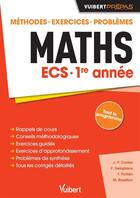 Couverture du livre « Maths ECS ; 1ère année » de  aux éditions Vuibert