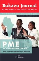 Couverture du livre « PME et developpement en RDC ; atouts, contraintes institutionnelles et perspectives » de  aux éditions L'harmattan