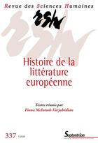 Couverture du livre « Revue des sciences humaines, n 337/janvier-mars 2020 - histoire de la litterature europeenne » de Mcintosh-Varjabedian aux éditions Pu Du Septentrion