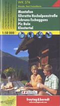 Couverture du livre « Montafon ; Silvretta ; Schruns » de  aux éditions Freytag Und Berndt